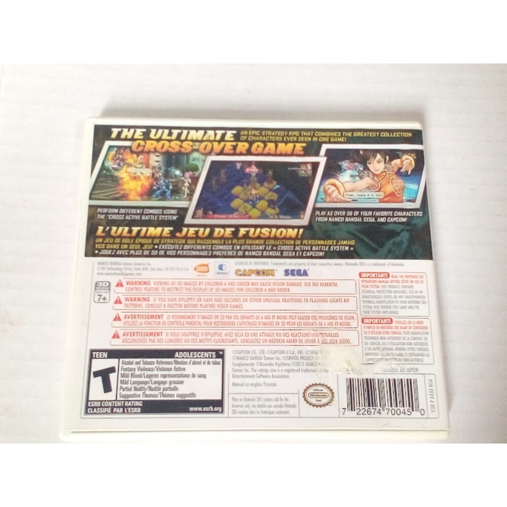 Nintendo 3DS Project X Zone Video game Complete In Box - Picture 3 of 9
